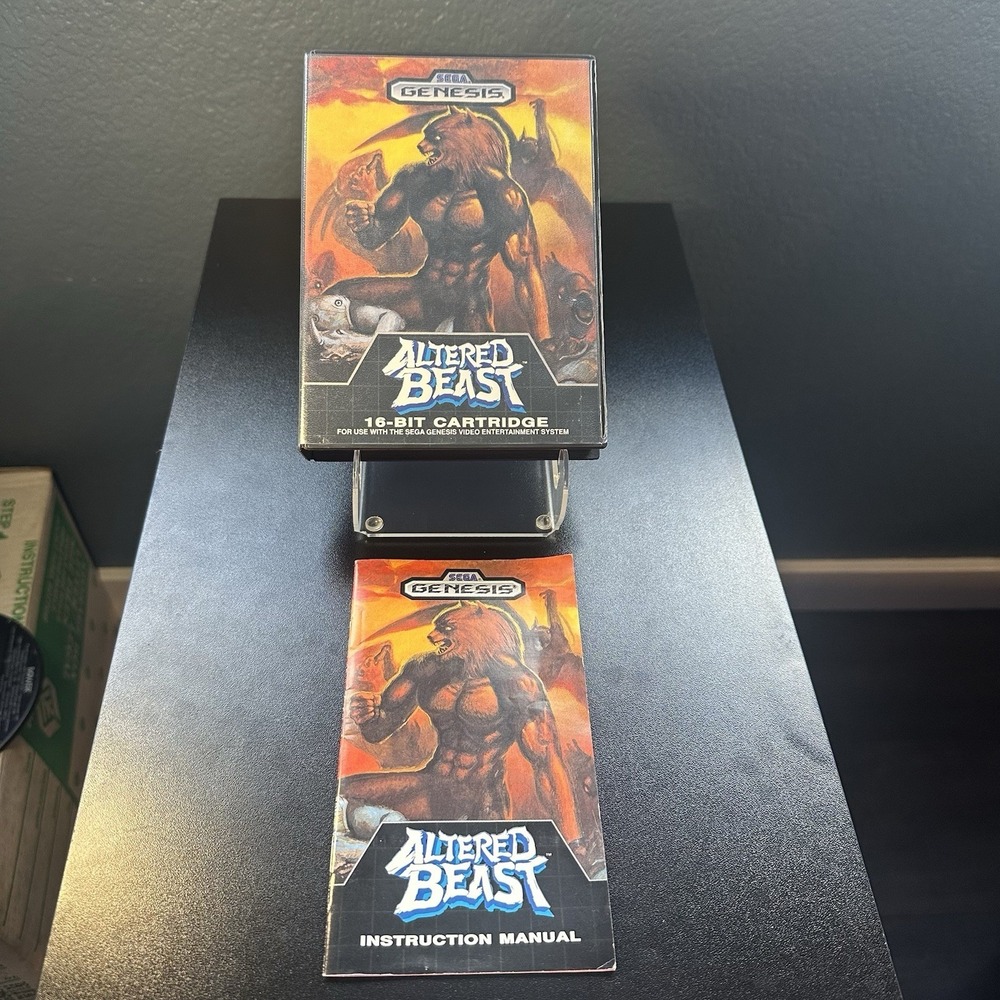 Altered Beast Case (SEGA Genesis) Authentic BOX AND MANUAL ONLY